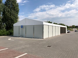 Raktársátor 10 méter széles-76